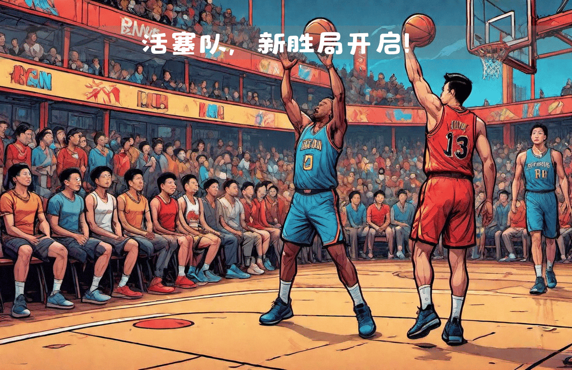 NBA球员赛后集体庆祝胜利